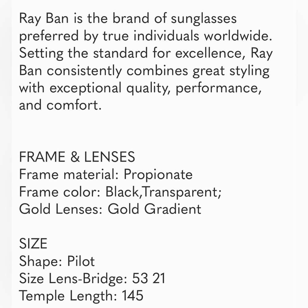 Authentic Ray Ban sunglasses RB4253 - Picture 5 of 5